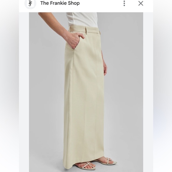 The Frankie Shop Indio Maxi Skirt Beige Size L - Picture 2 of 7